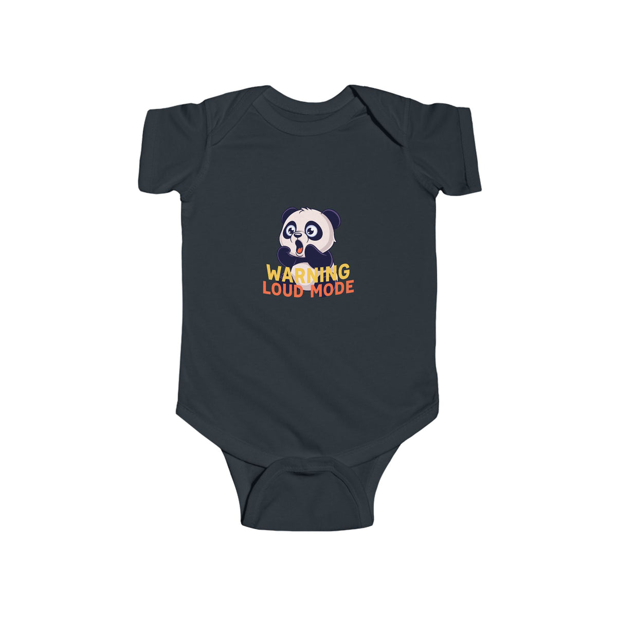 Panda 'Warning: Loud Mode' Infant Bodysuit
