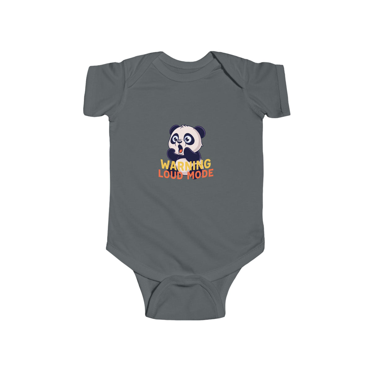 Panda 'Warning: Loud Mode' Infant Bodysuit