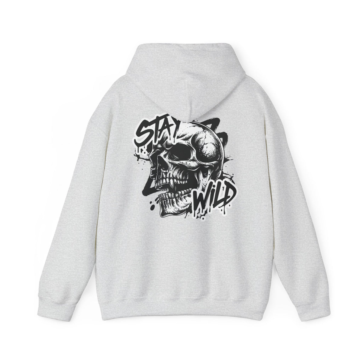 Stay Wild Skull Hoodie