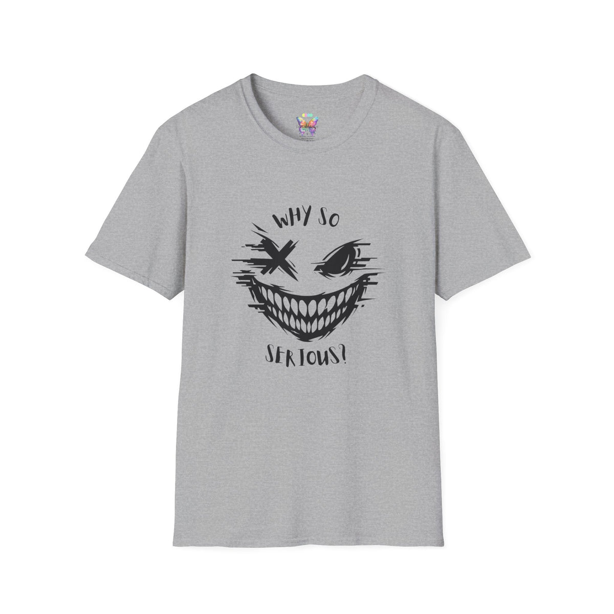 Why So Scary T-Shirt — Creepy Grin Halloween Tee