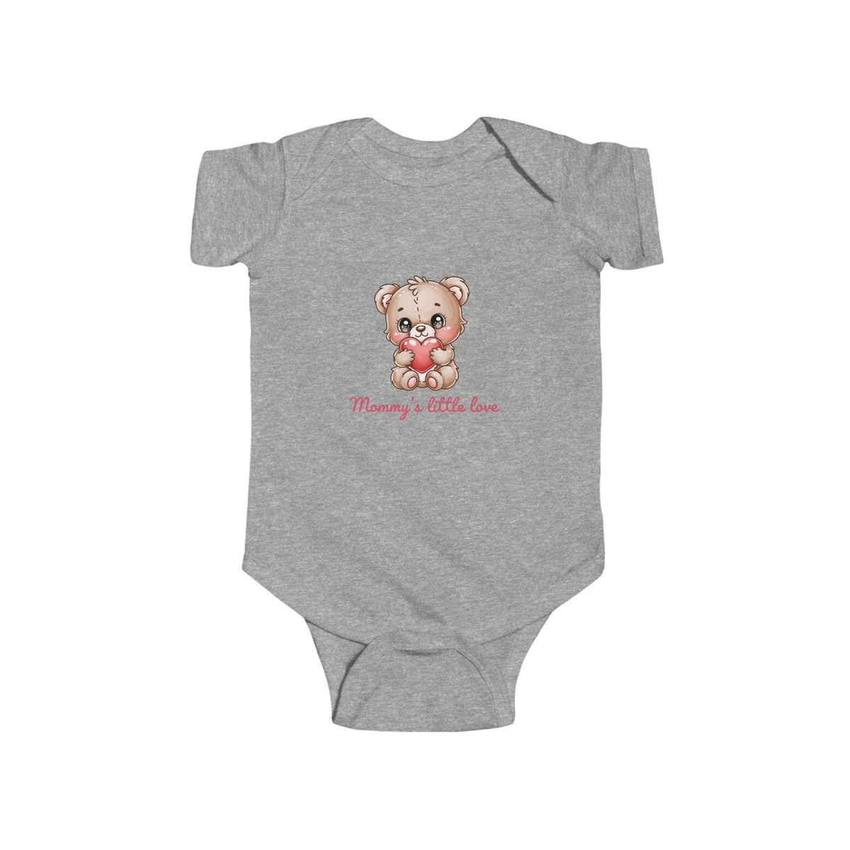 Mama’s Little Love Infant Bodysuit — Cute Teddy Bear Baby Onesie