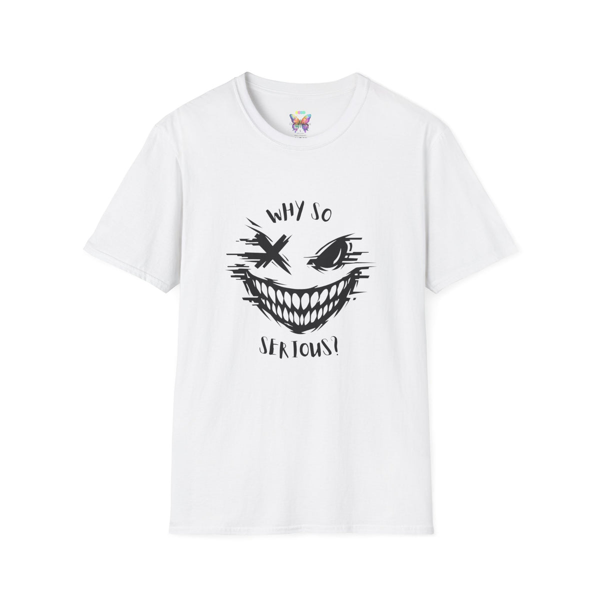 Why So Scary T-Shirt — Creepy Grin Halloween Tee