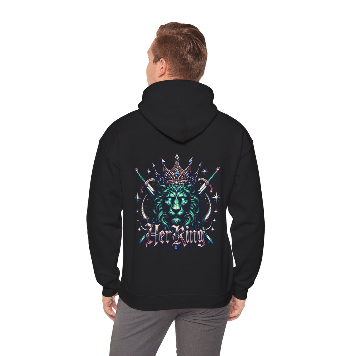 Lion Her King Crown Hoodie