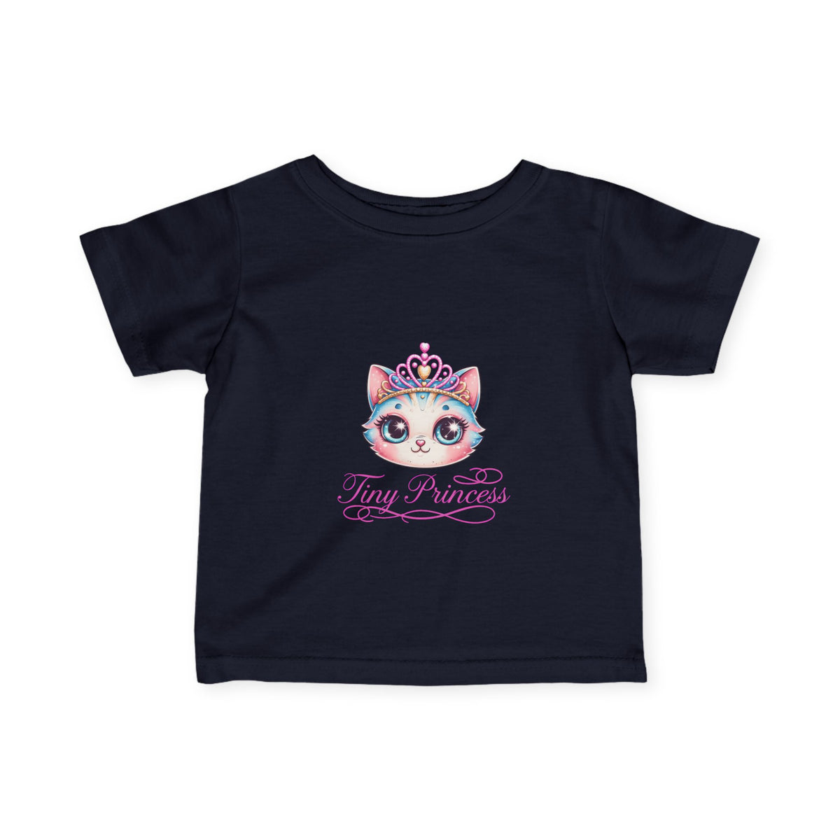 Infant Tee — Cute Kitten 'Tiny Princess' Baby Shirt