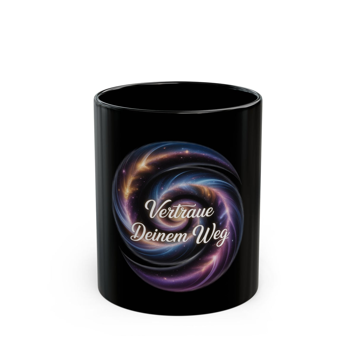 Galaxy Keramik Tasse - 300ml— "Vertraue Deinem Weg" (Trust Your Path)