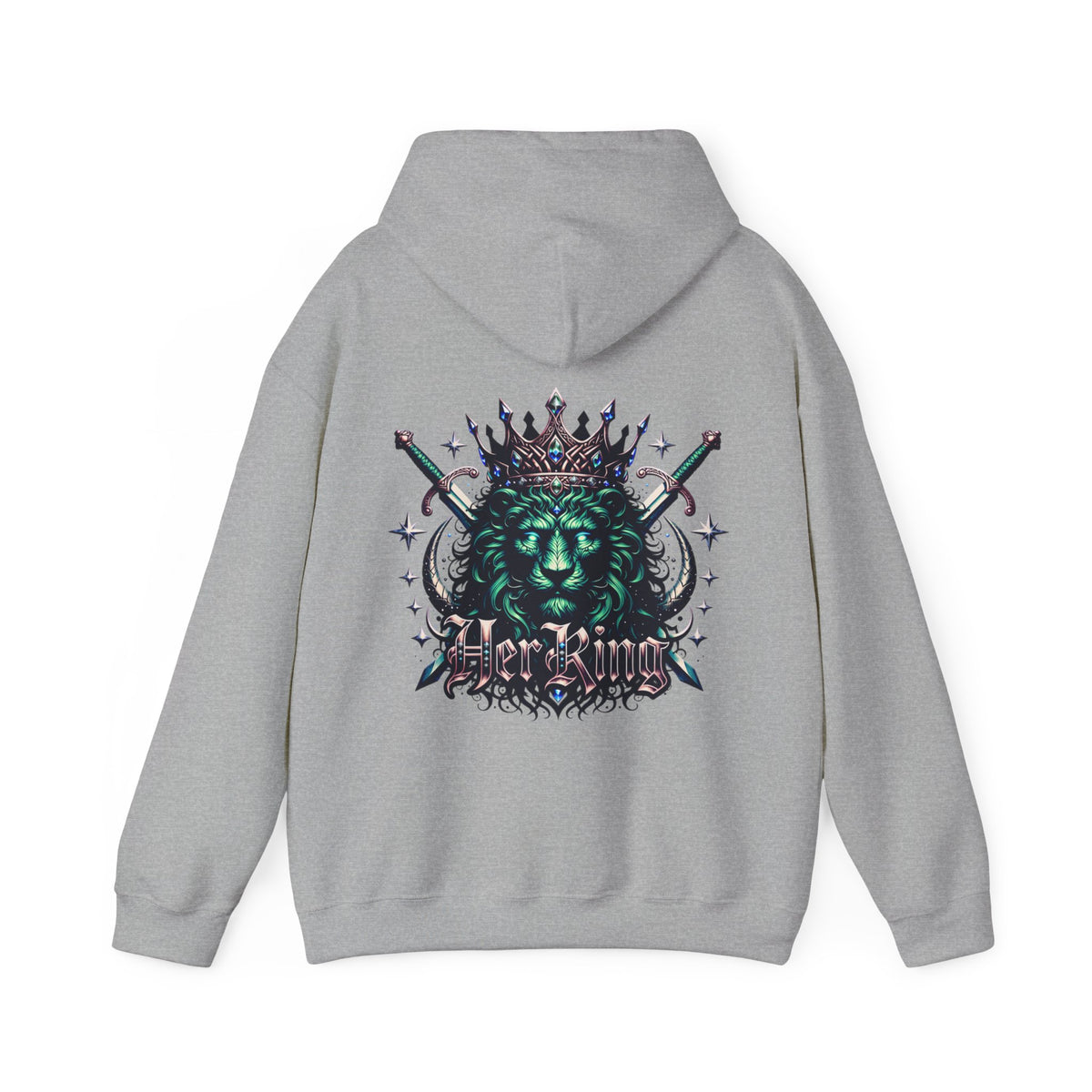 Lion Her King Crown Hoodie