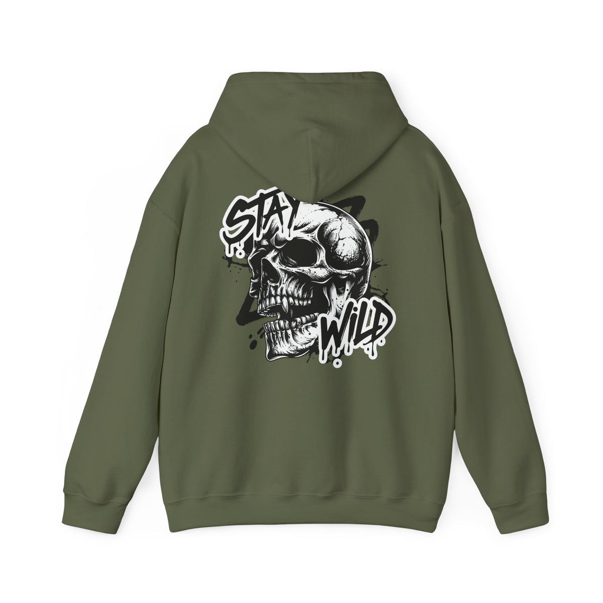 Stay Wild Skull Hoodie