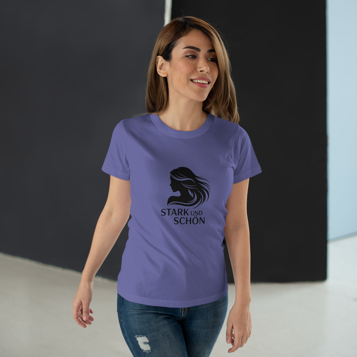 Stark und Schön Women's Tee — Strong & Beautiful Silhouette T-Shirt