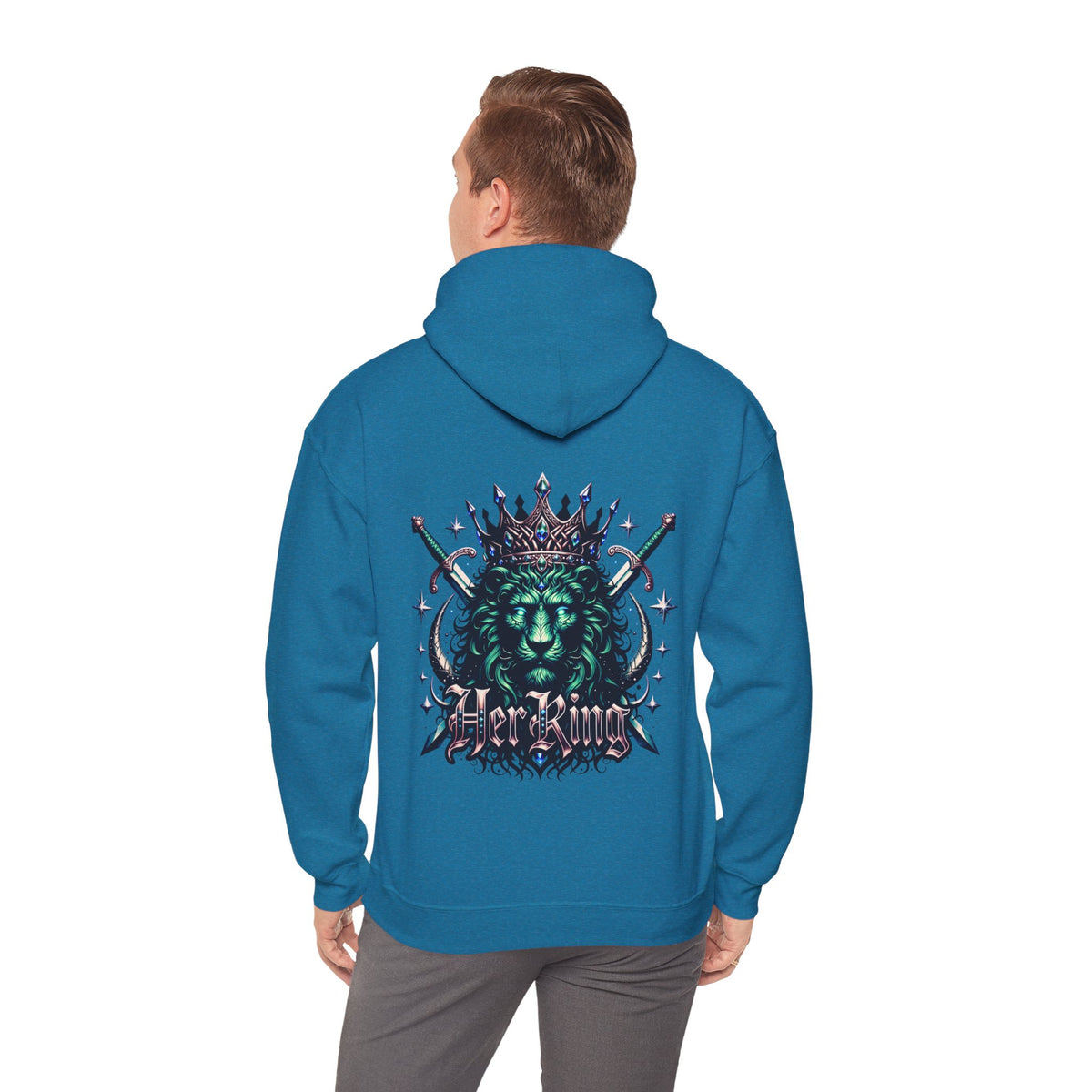 Lion Her King Crown Hoodie