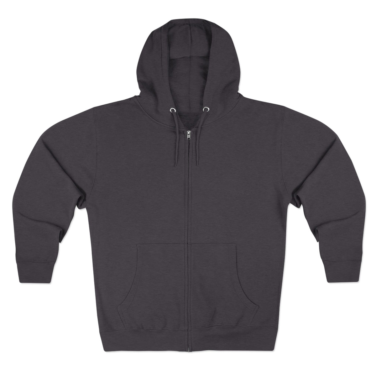 Offline Is Luxury Zip Hoodie — Minimalist Back Print Cozy Zip-Up