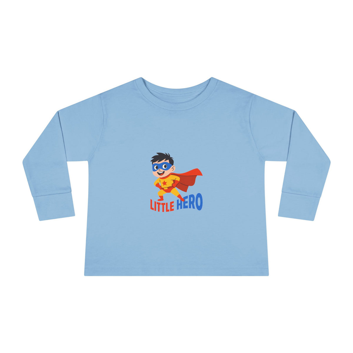 Toddler Long Sleeve  - Little Hero Superhero Shirt for Kids