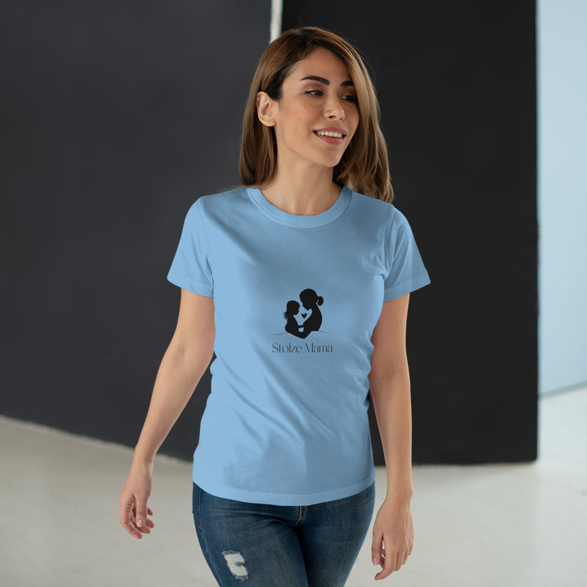 Mama & Baby Silhouette T-Shirt — 'StolzeGirlMama'