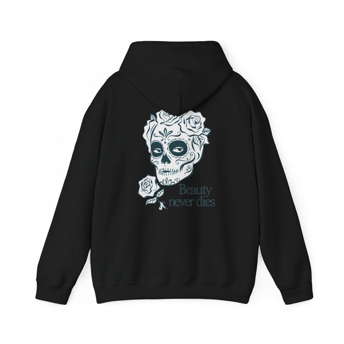 Beauty Never Dies Skull Hoodie