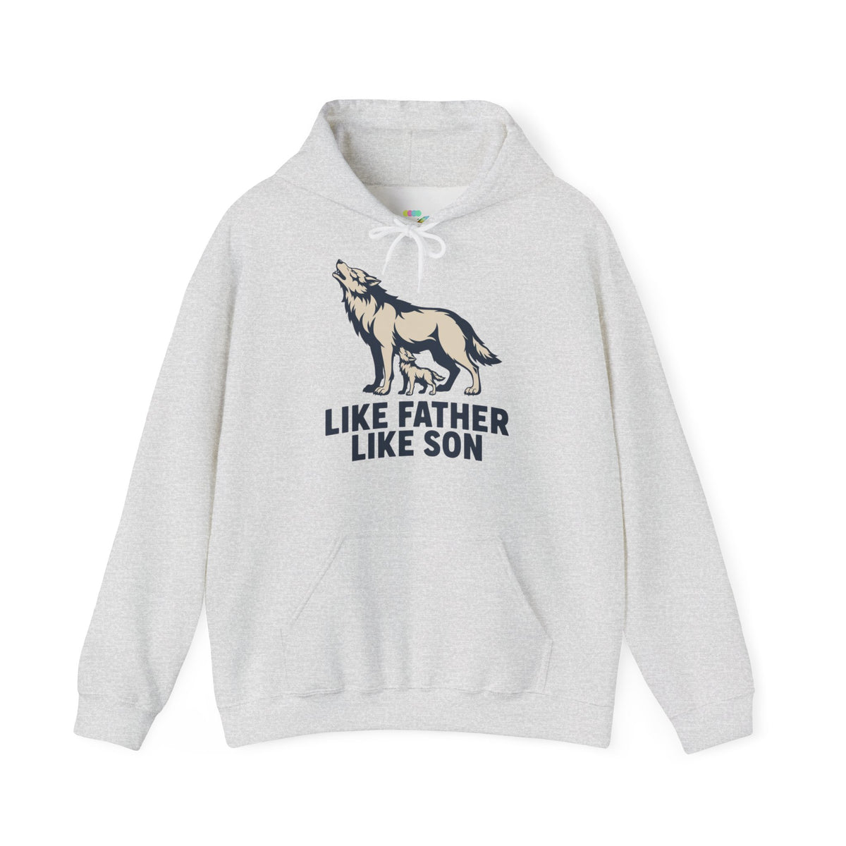 Like Father Like Son Wolf Hoodie