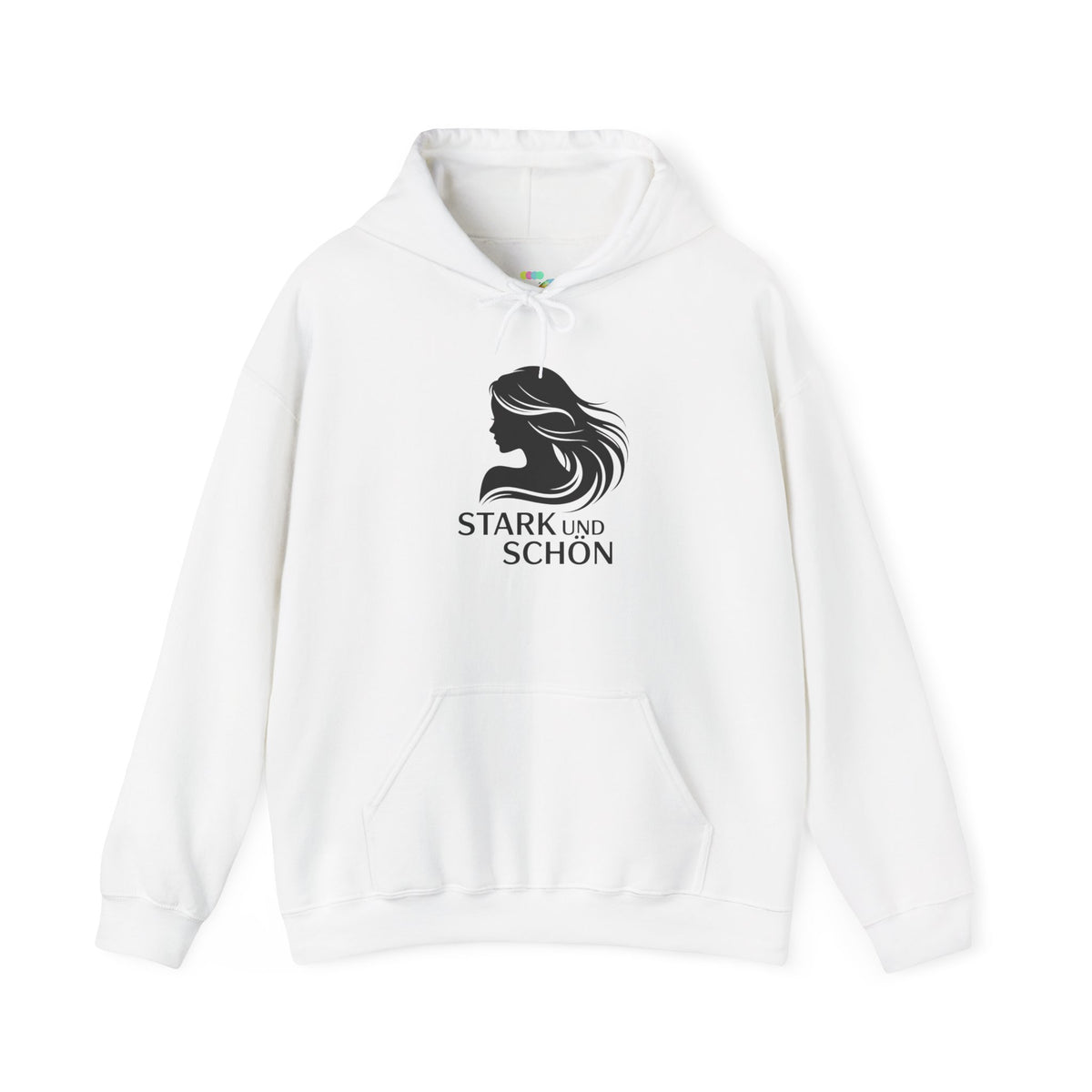 Stark und Schön Hoodie — German 'Strong and Beautiful' Graphic Hooded Sweatshirt