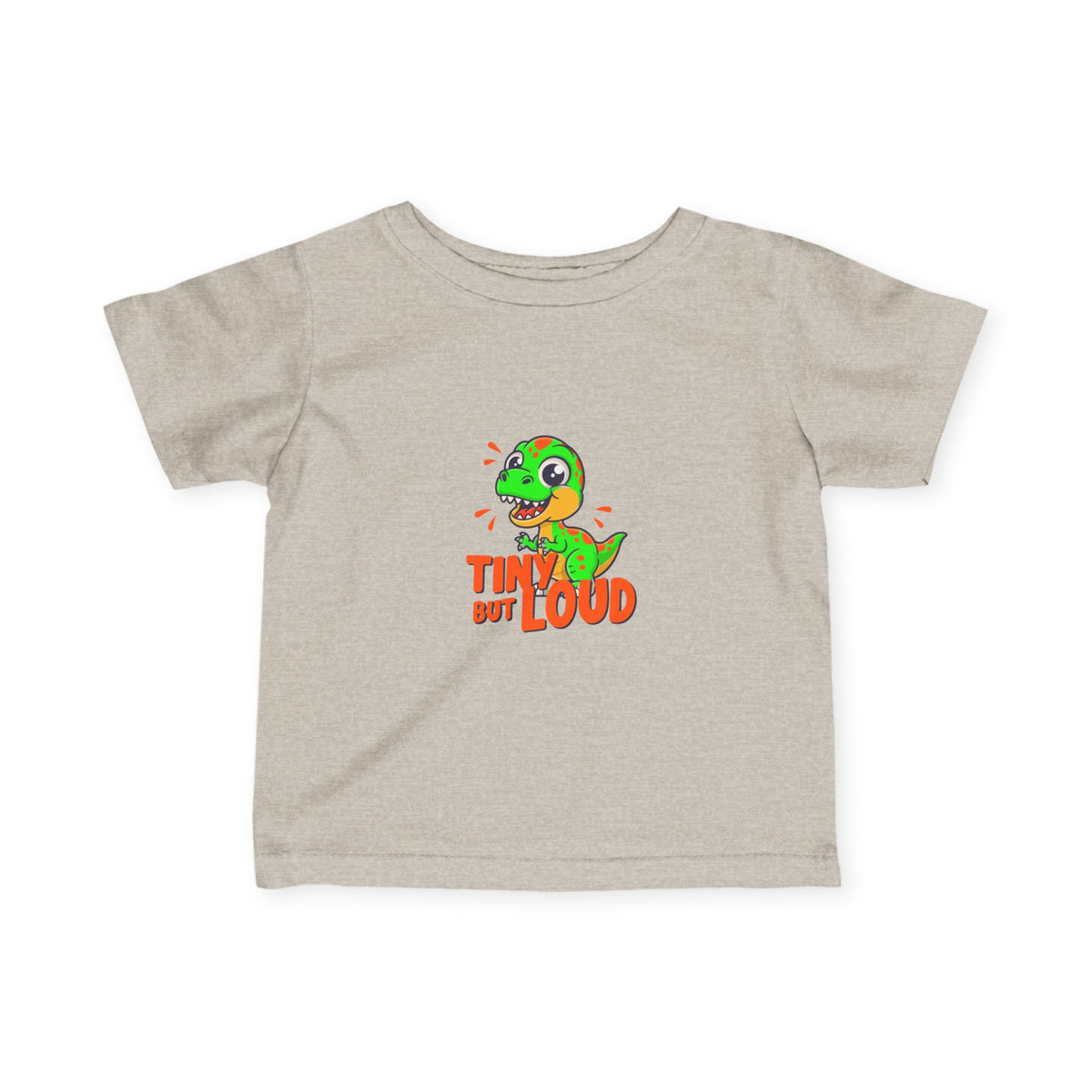 Tiny But Loud Dino Graphic Baby Shirt