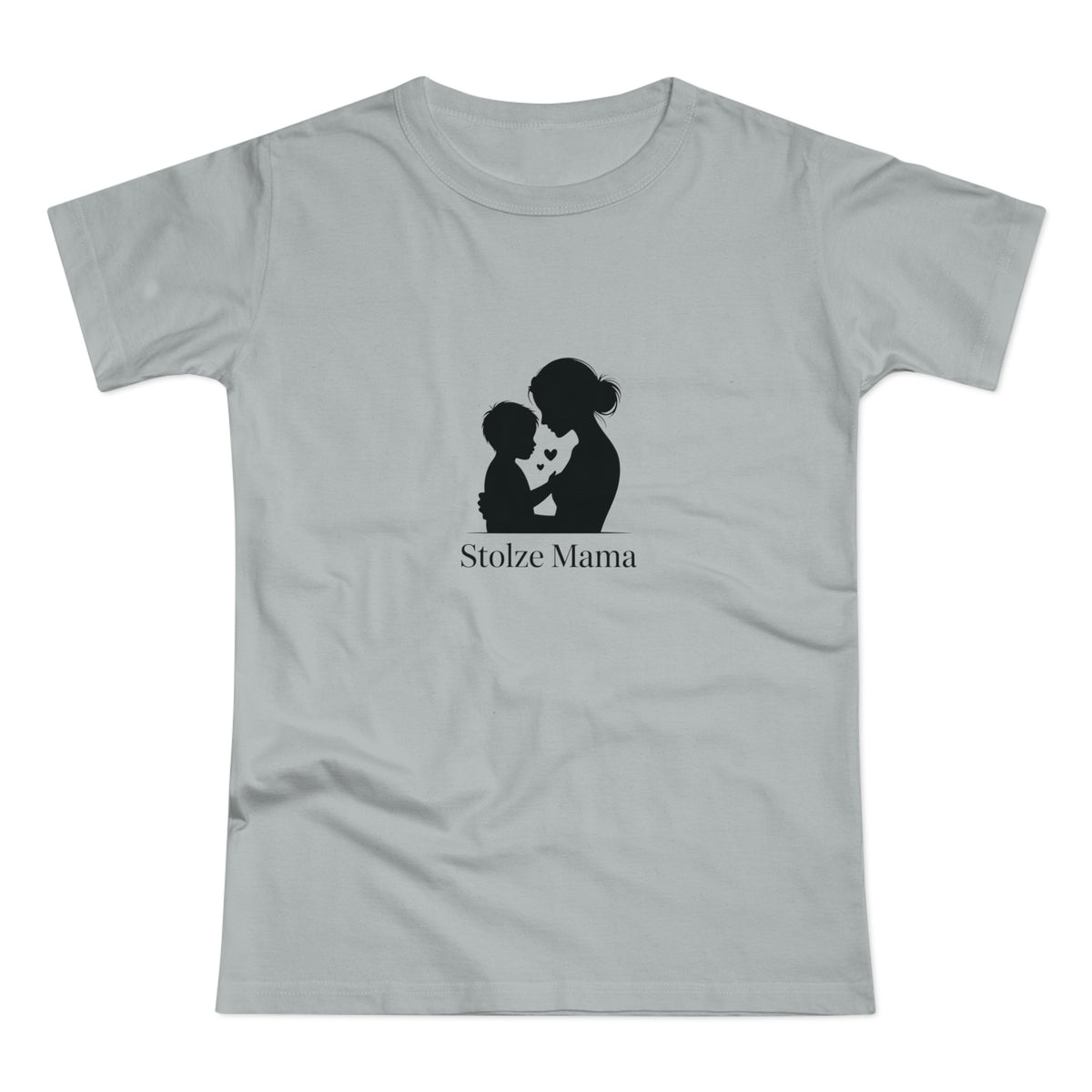 Stolze Mama Silhouette Women's T-Shirt — Proud Boy Mom Graphic Tee