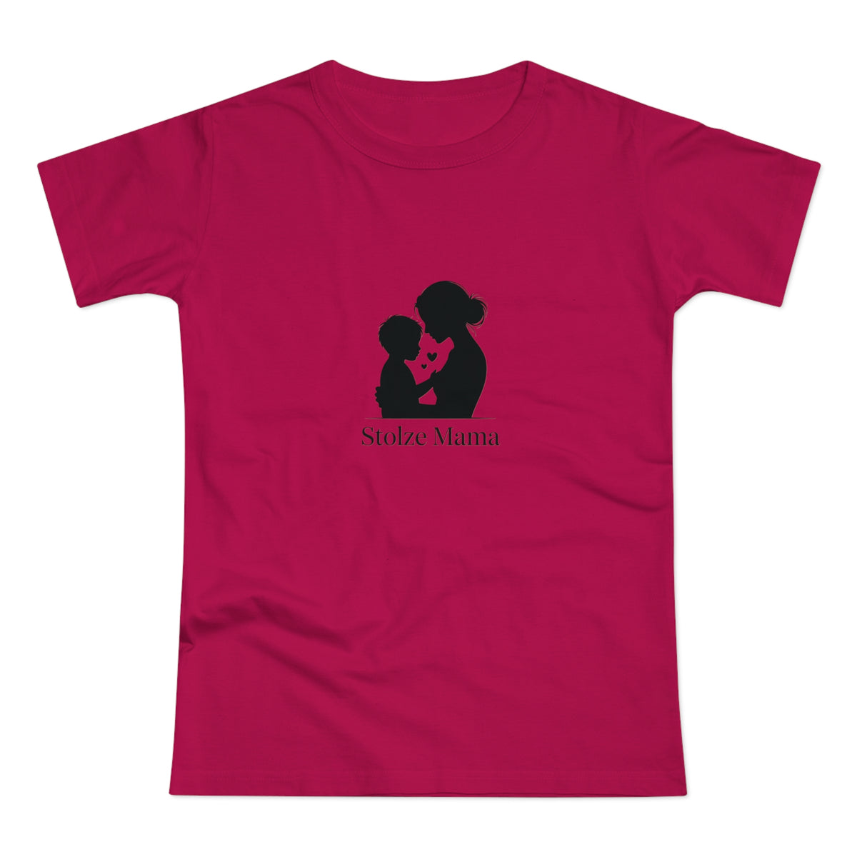 Stolze Mama Silhouette Women's T-Shirt — Proud Boy Mom Graphic Tee
