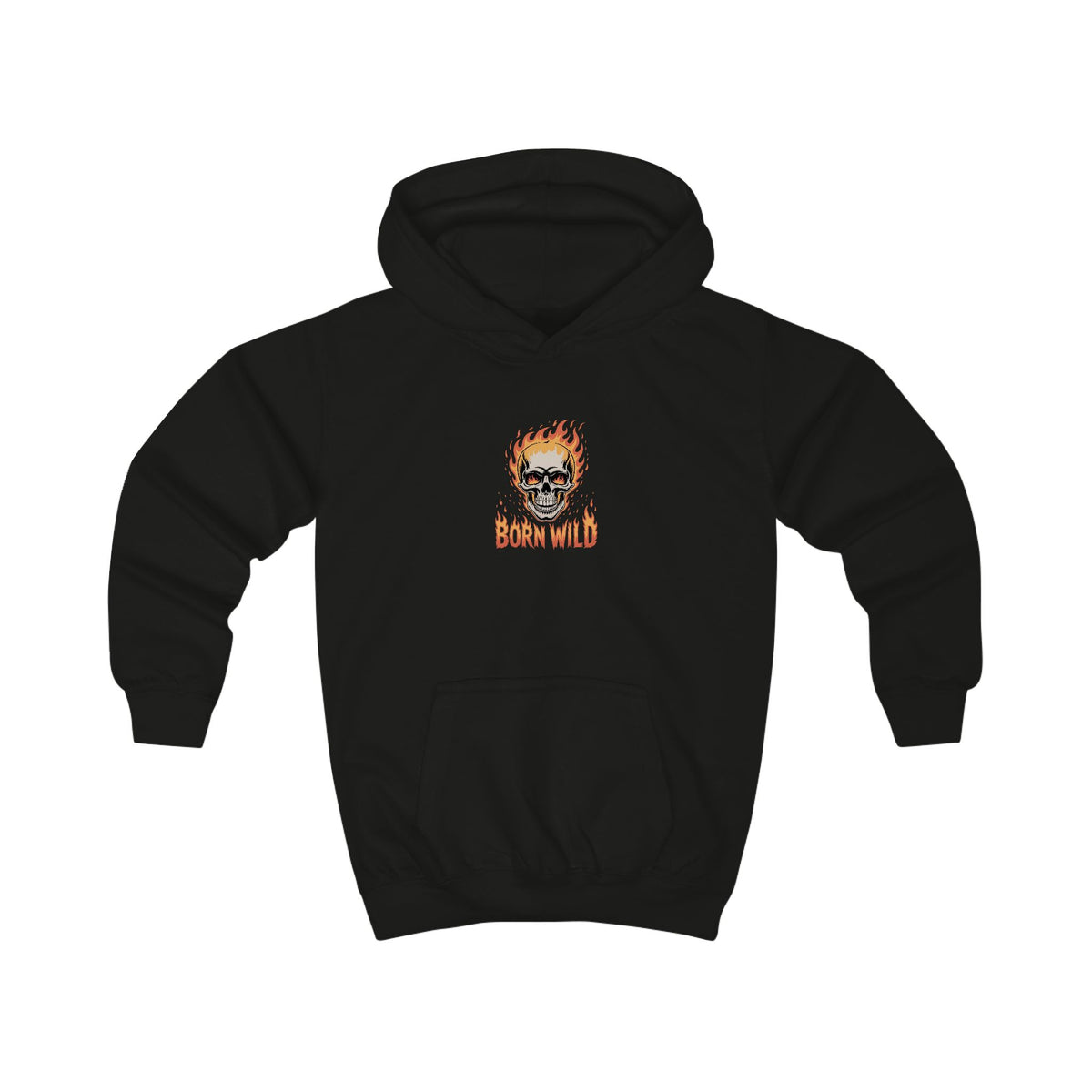 Kids Hoodie — 'Born Wild'