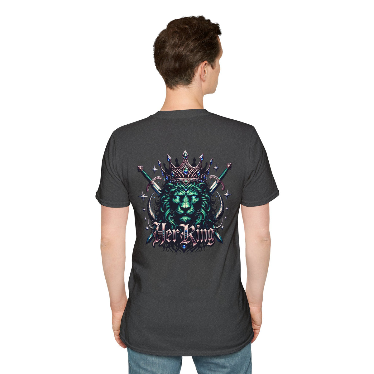 Lion Crown T-Shirt — "Her King"