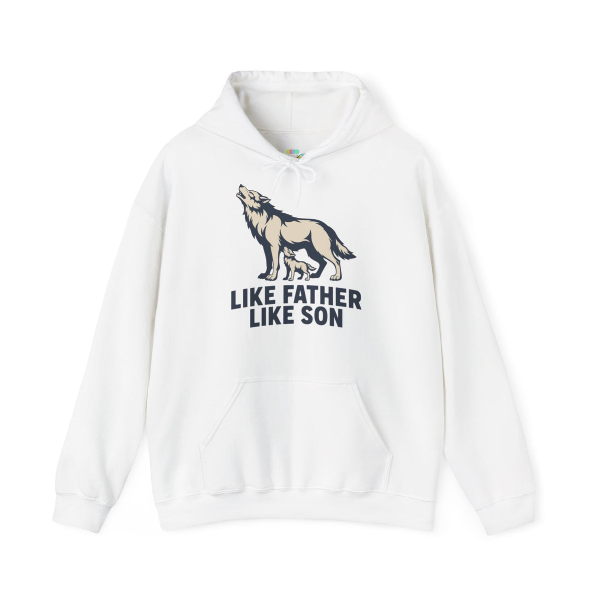 Like Father Like Son Wolf Hoodie