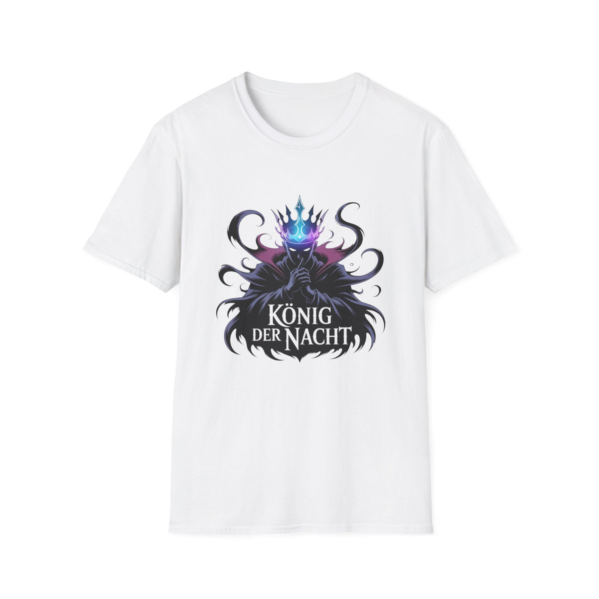 König der Nacht Graphic T-Shirt — Gothic Night King Crown Design