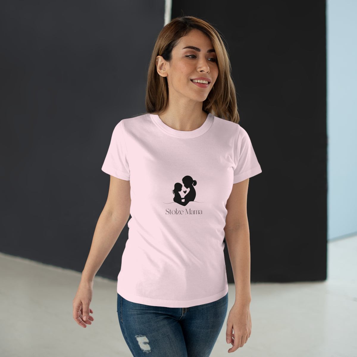 Mama & Baby Silhouette T-Shirt — 'StolzeGirlMama'