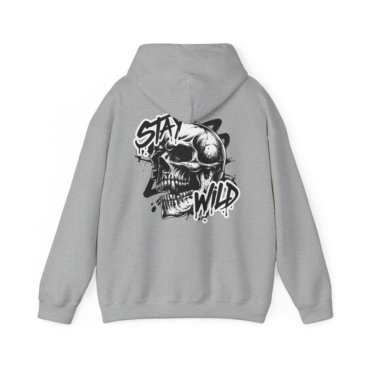 Stay Wild Skull Hoodie