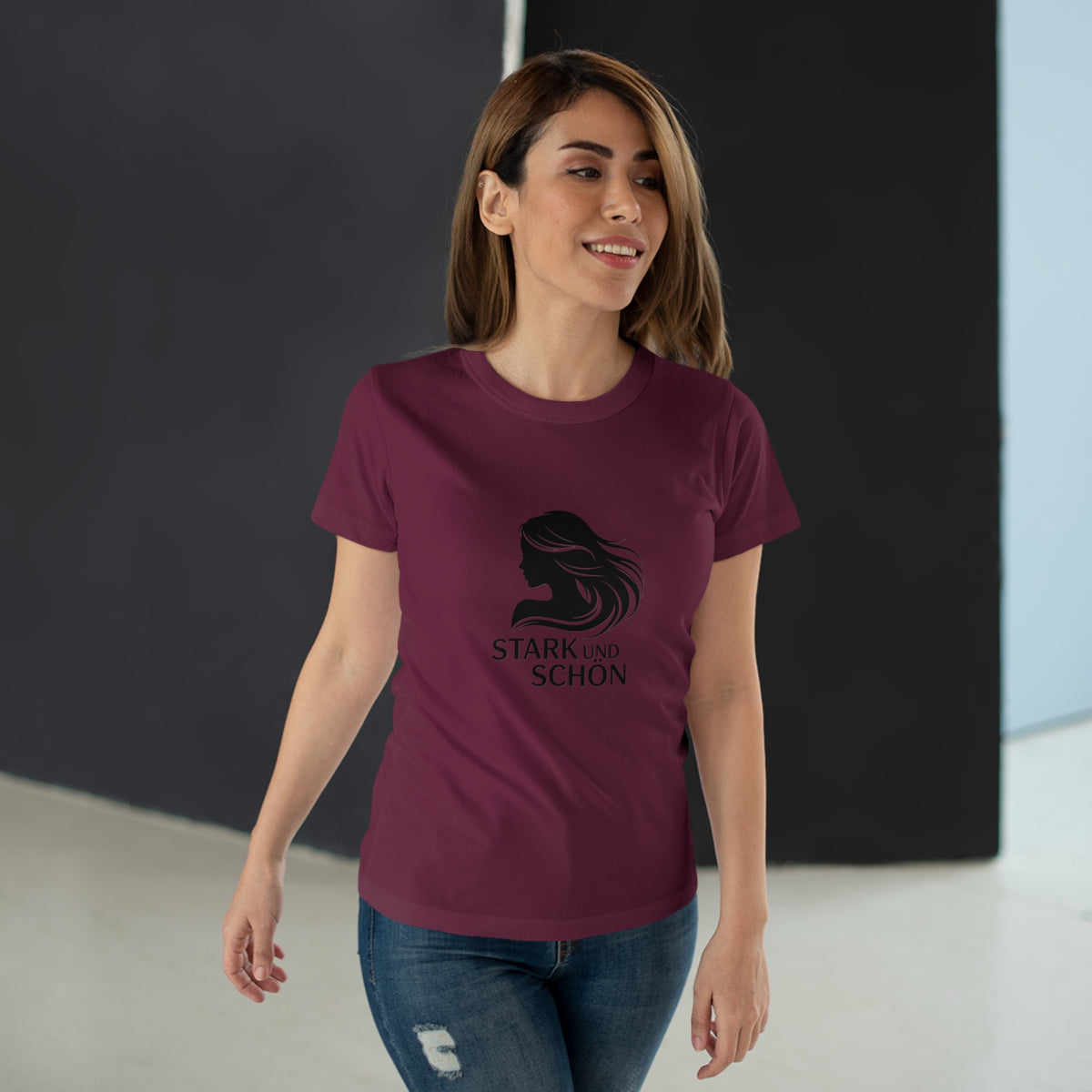 Stark und Schön Women's Tee — Strong & Beautiful Silhouette T-Shirt