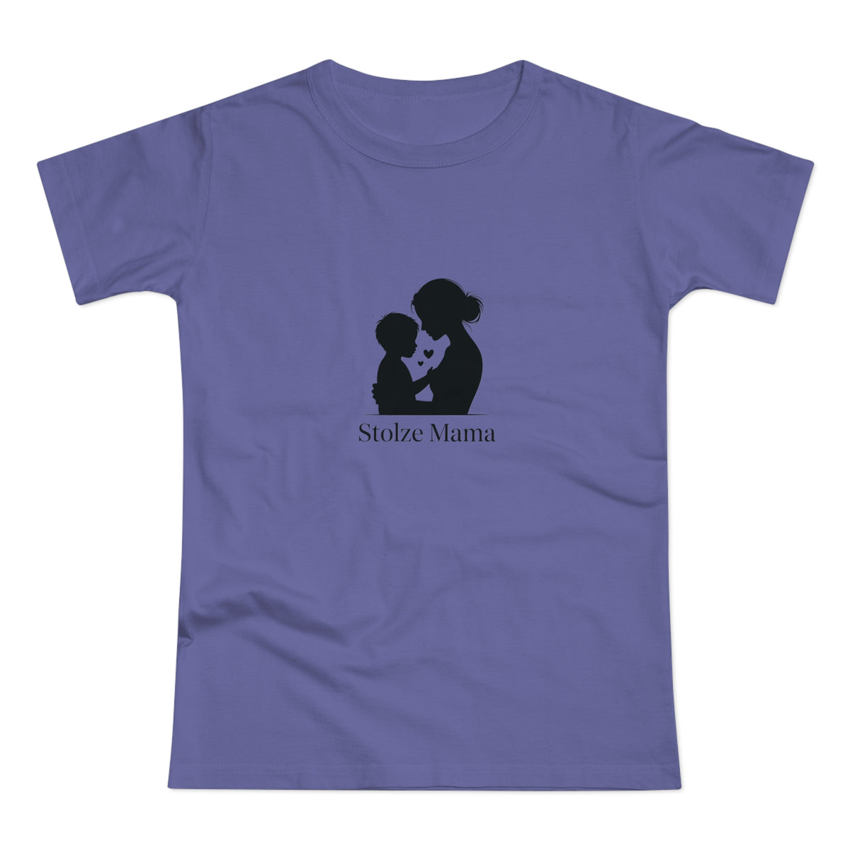 Stolze Mama Silhouette Women's T-Shirt — Proud Boy Mom Graphic Tee