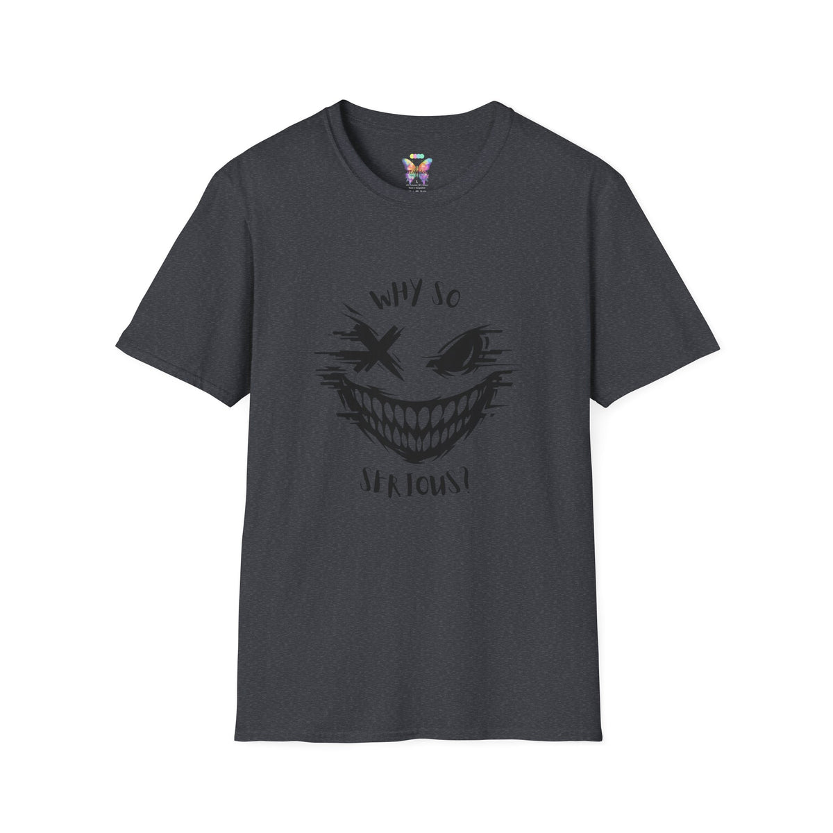 Why So Scary T-Shirt — Creepy Grin Halloween Tee