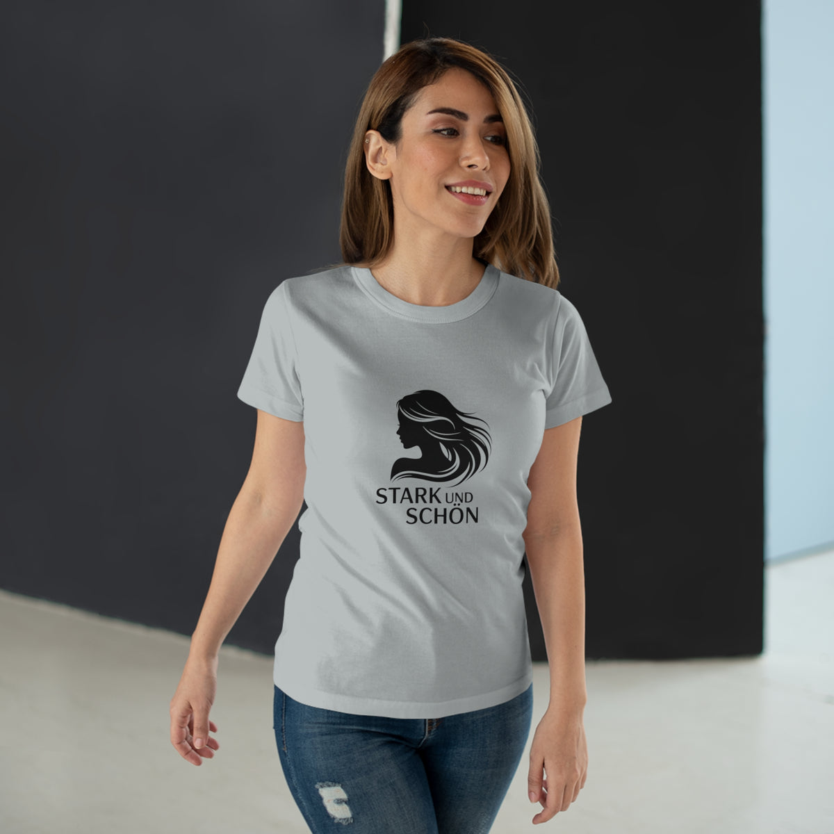 Stark und Schön Women's Tee — Strong & Beautiful Silhouette T-Shirt