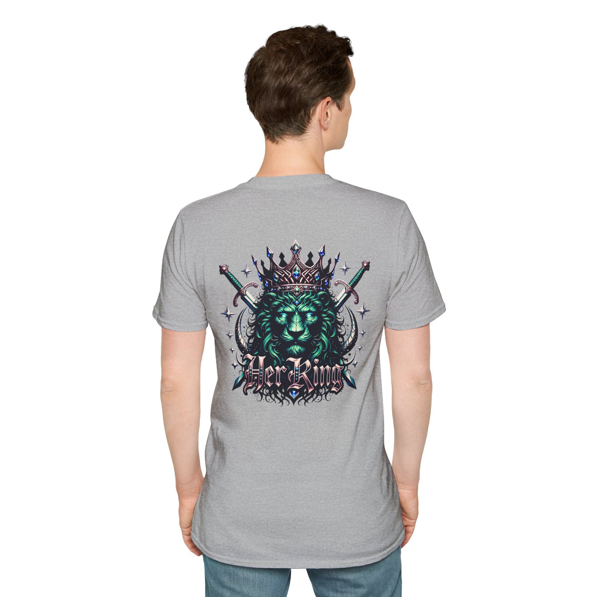 Lion Crown T-Shirt — "Her King"
