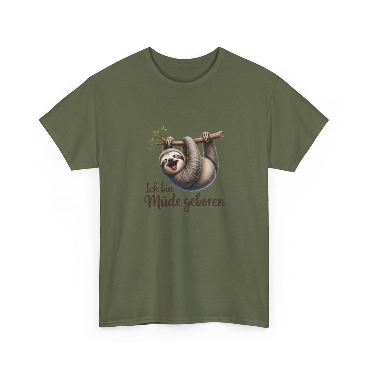 Herren Tshirt — "Ich bin Müde geboren"