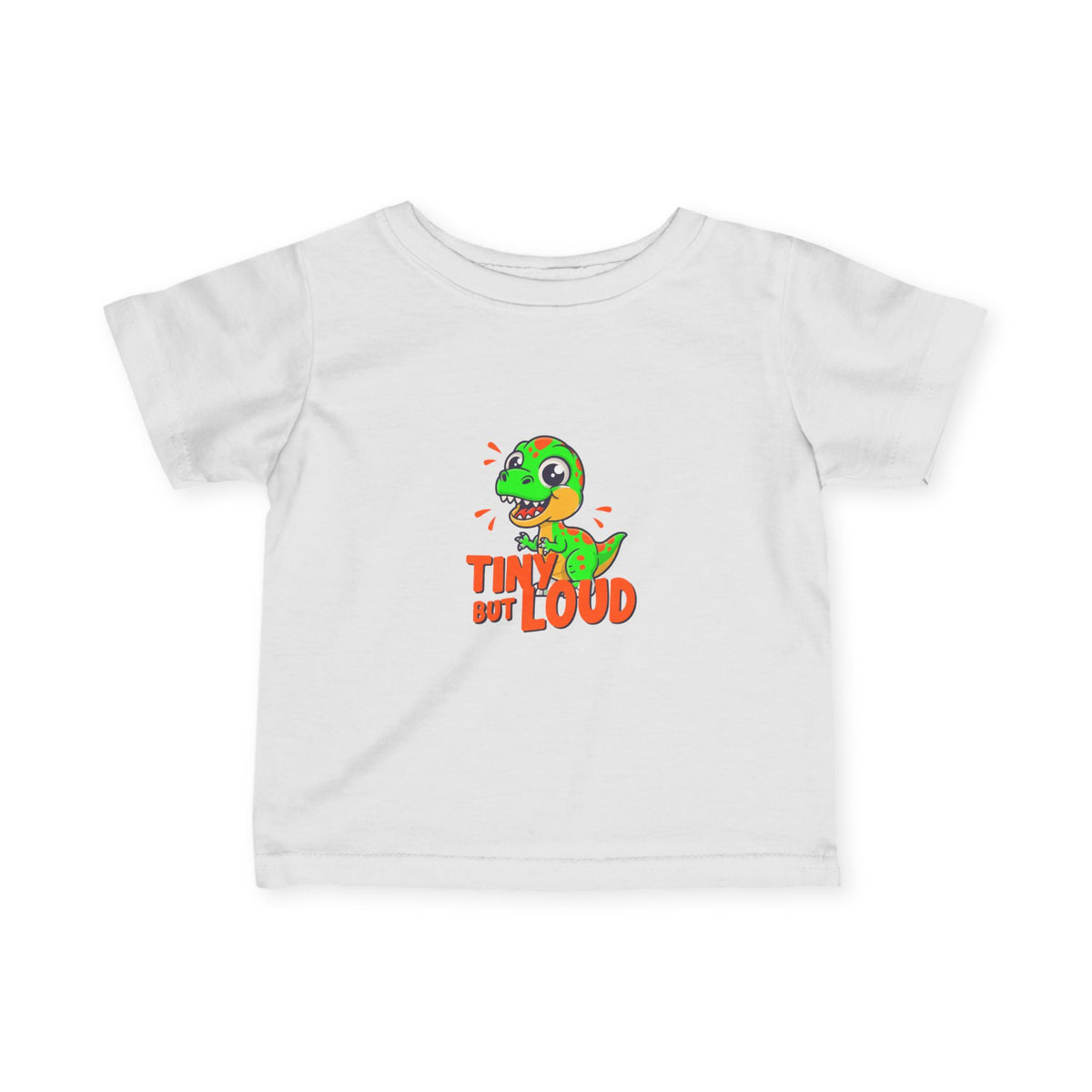 Tiny But Loud Dino Graphic Baby Shirt