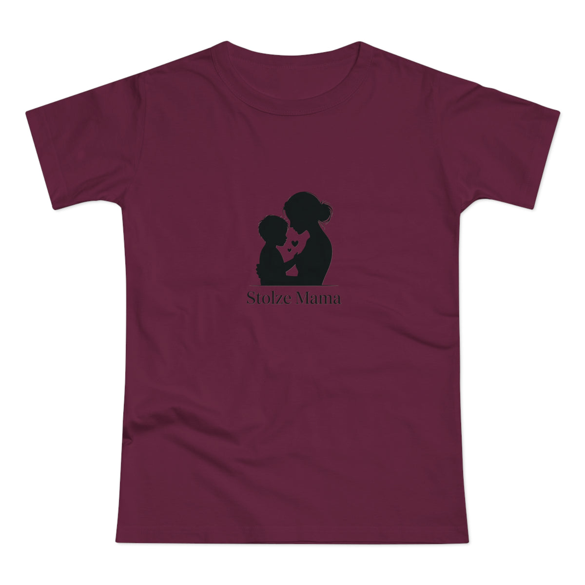 Stolze Mama Silhouette Women's T-Shirt — Proud Boy Mom Graphic Tee
