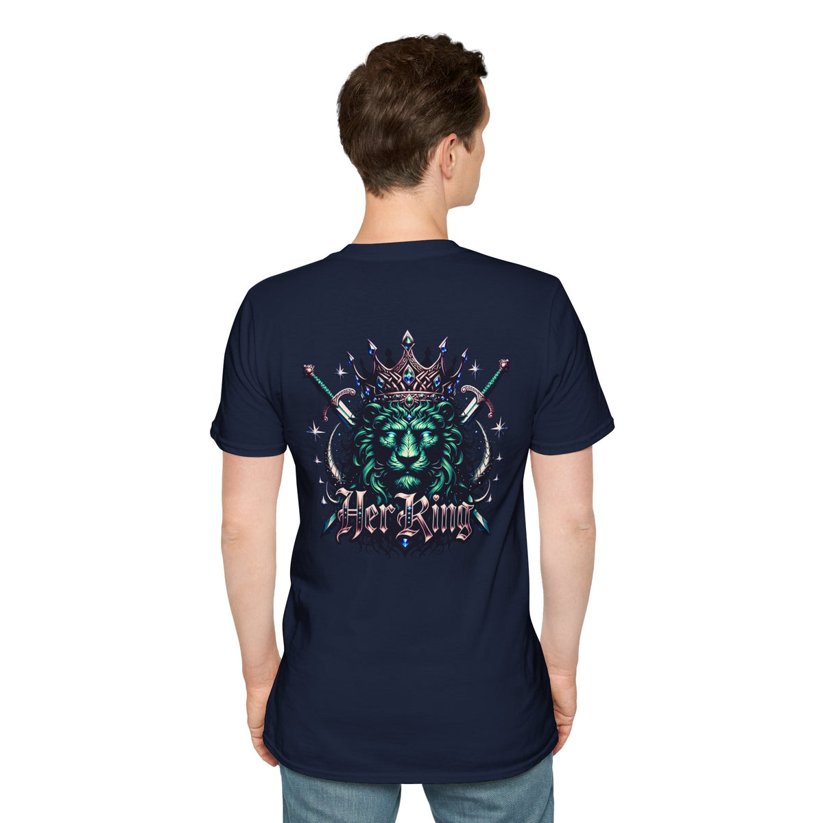 Lion Crown T-Shirt — "Her King"
