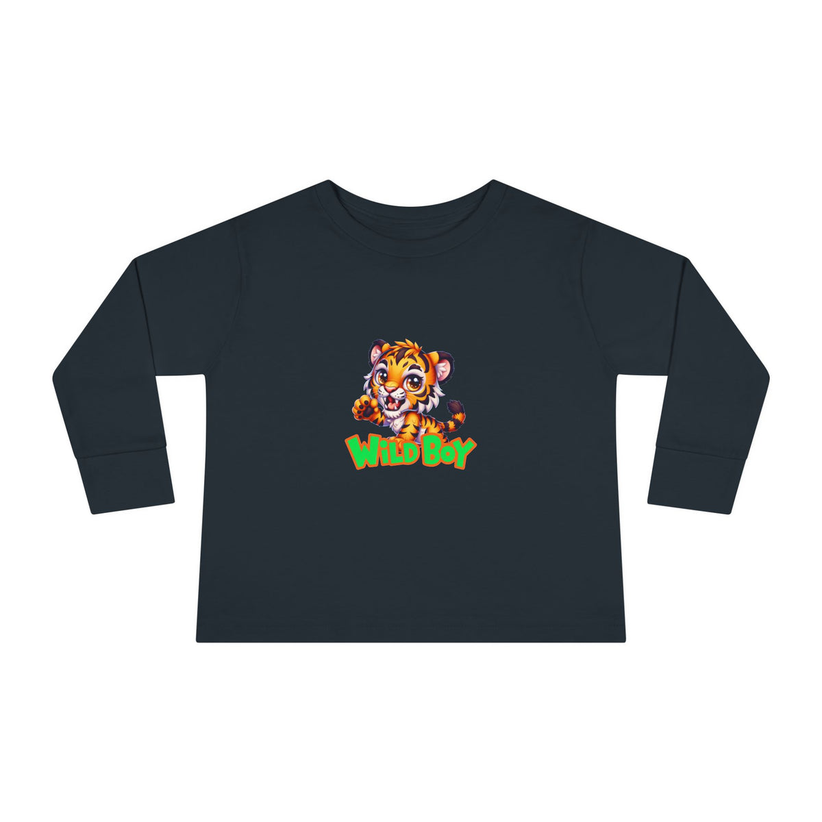 Wild Boy Tiger Toddler Long Sleeve