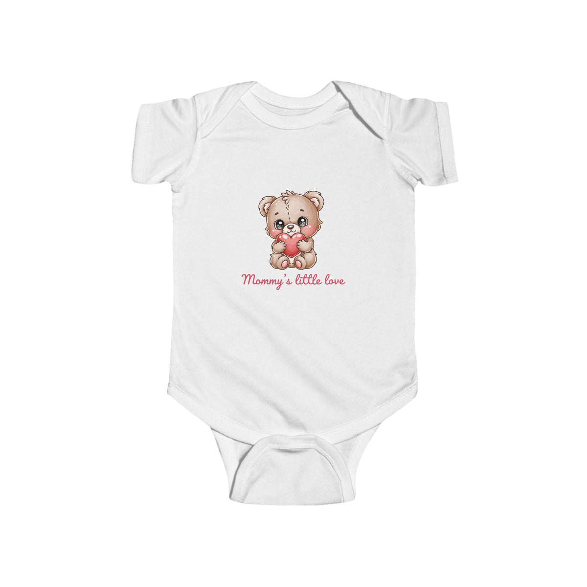 Mama’s Little Love Infant Bodysuit — Cute Teddy Bear Baby Onesie
