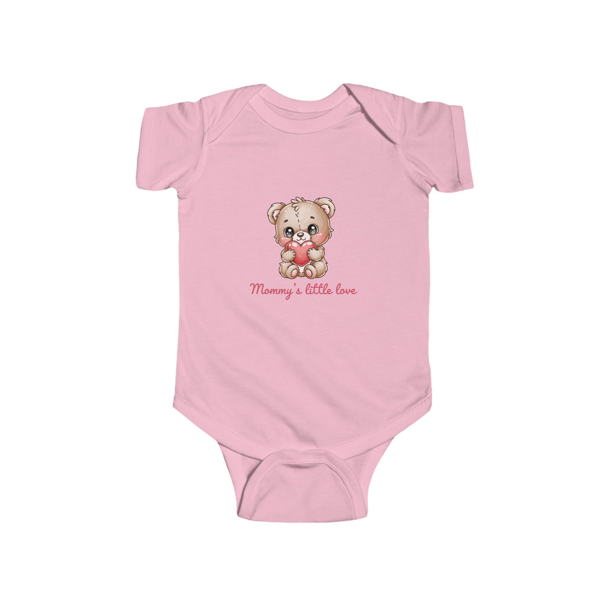 Mama’s Little Love Infant Bodysuit — Cute Teddy Bear Baby Onesie