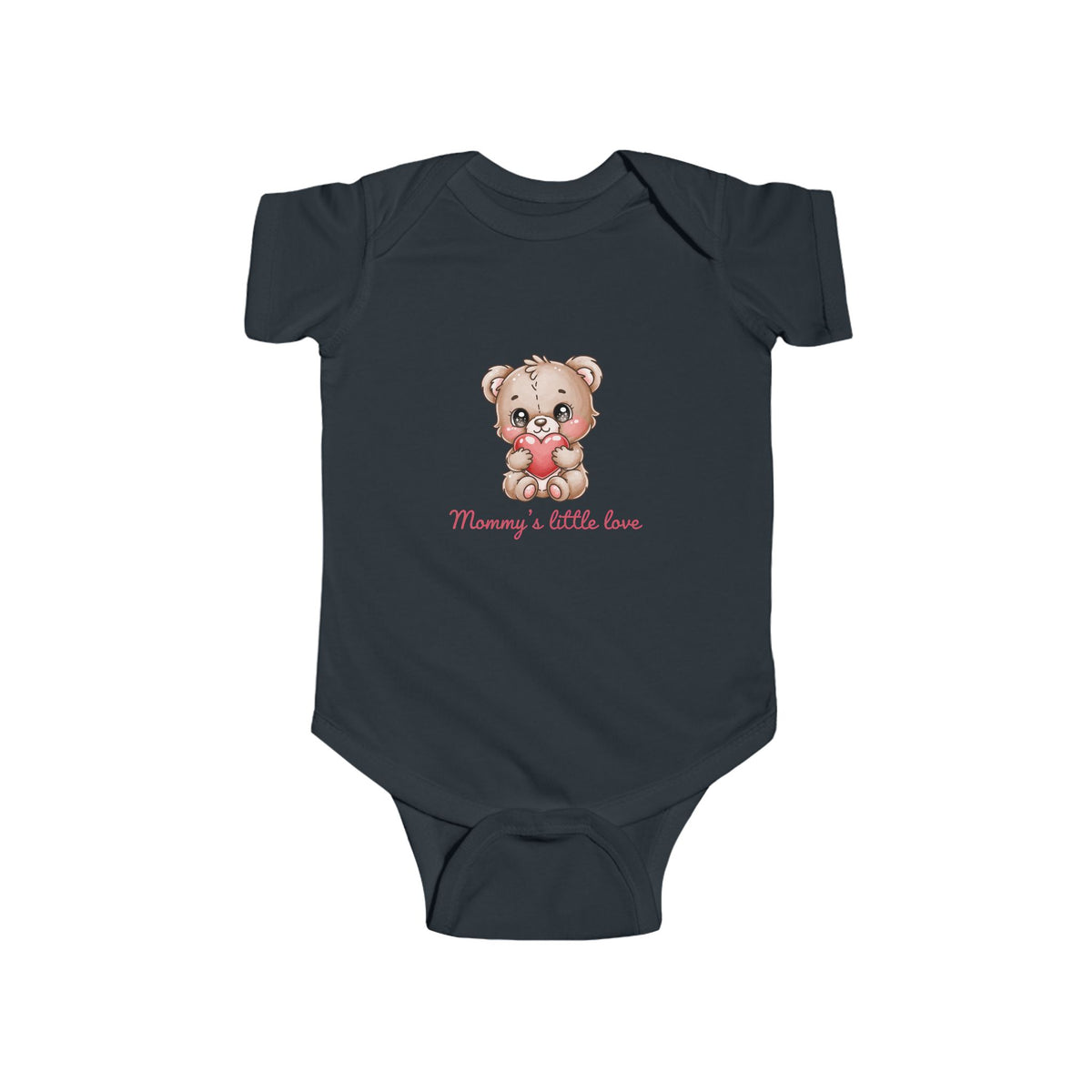 Mama’s Little Love Infant Bodysuit — Cute Teddy Bear Baby Onesie