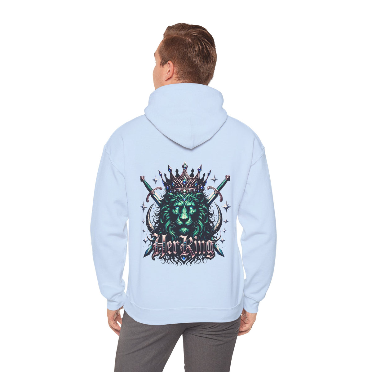 Lion Her King Crown Hoodie
