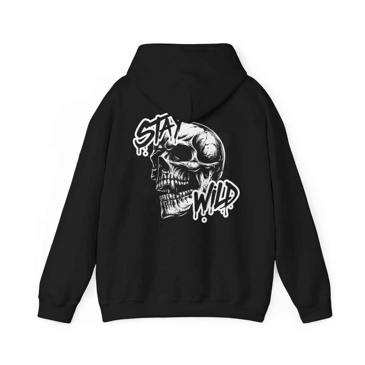 Stay Wild Skull Hoodie