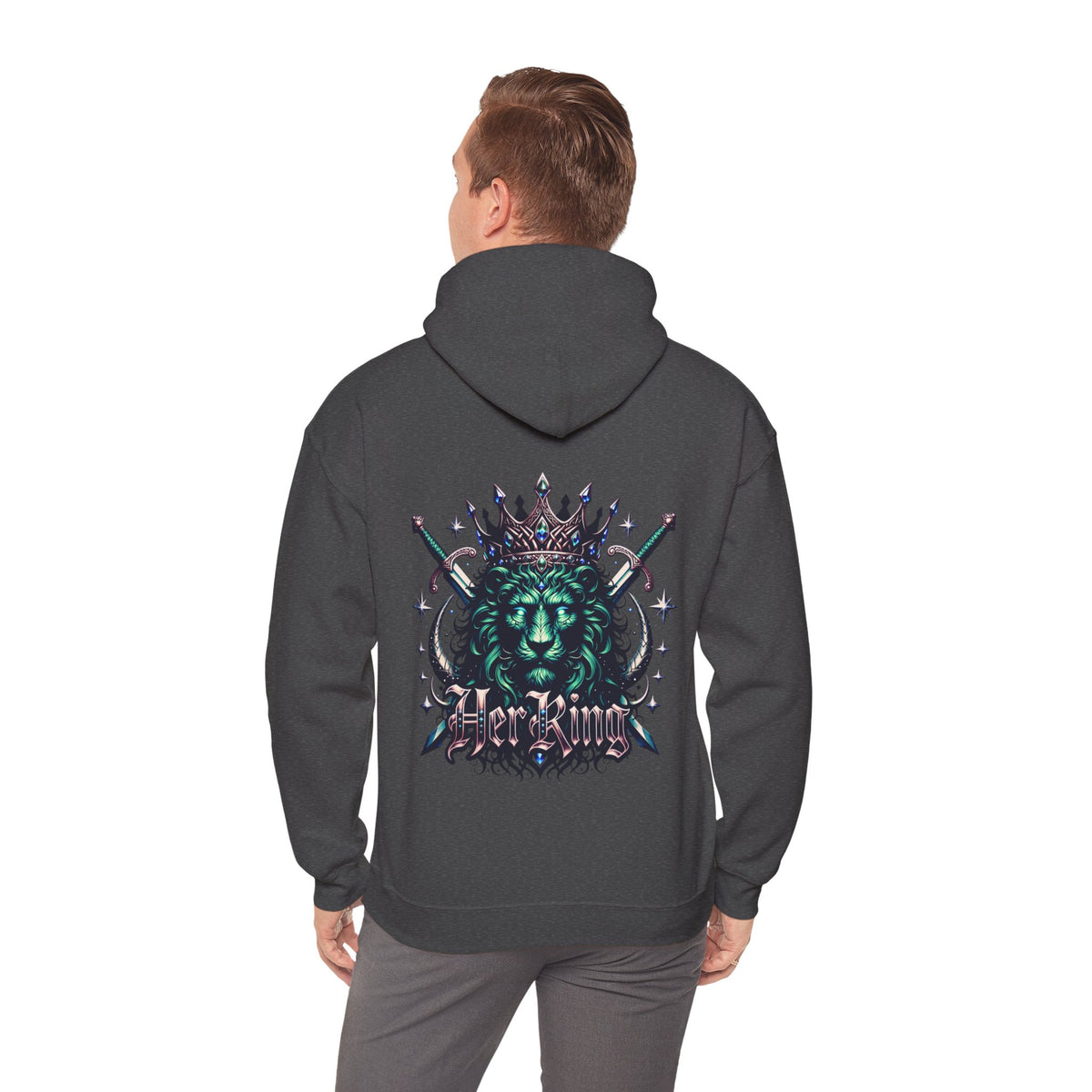 Lion Her King Crown Hoodie