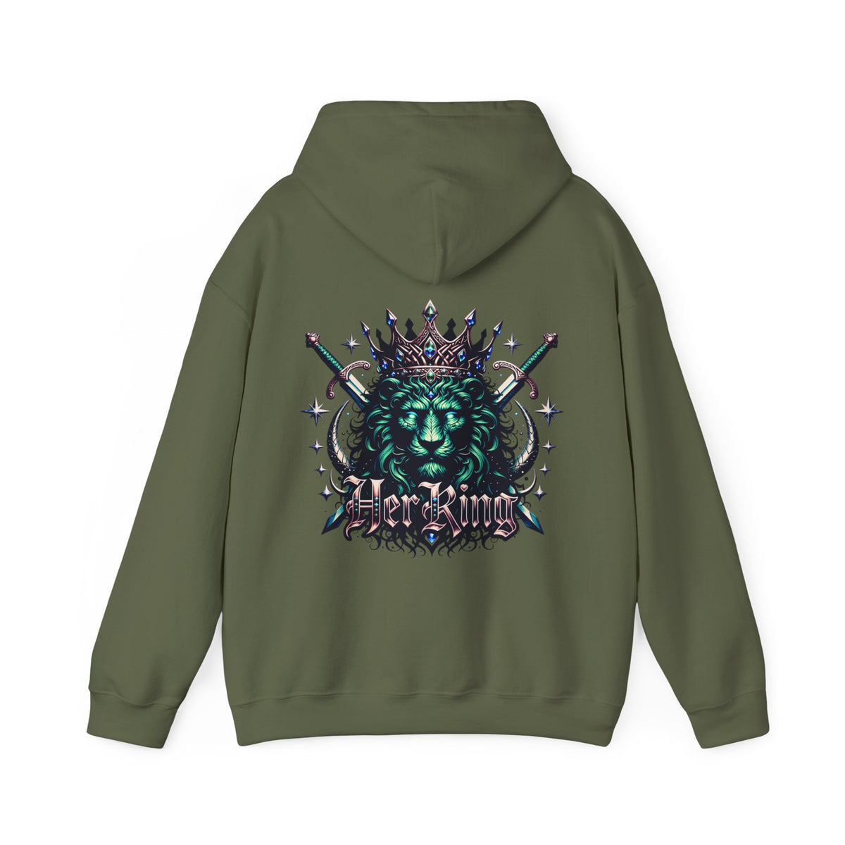 Lion Her King Crown Hoodie