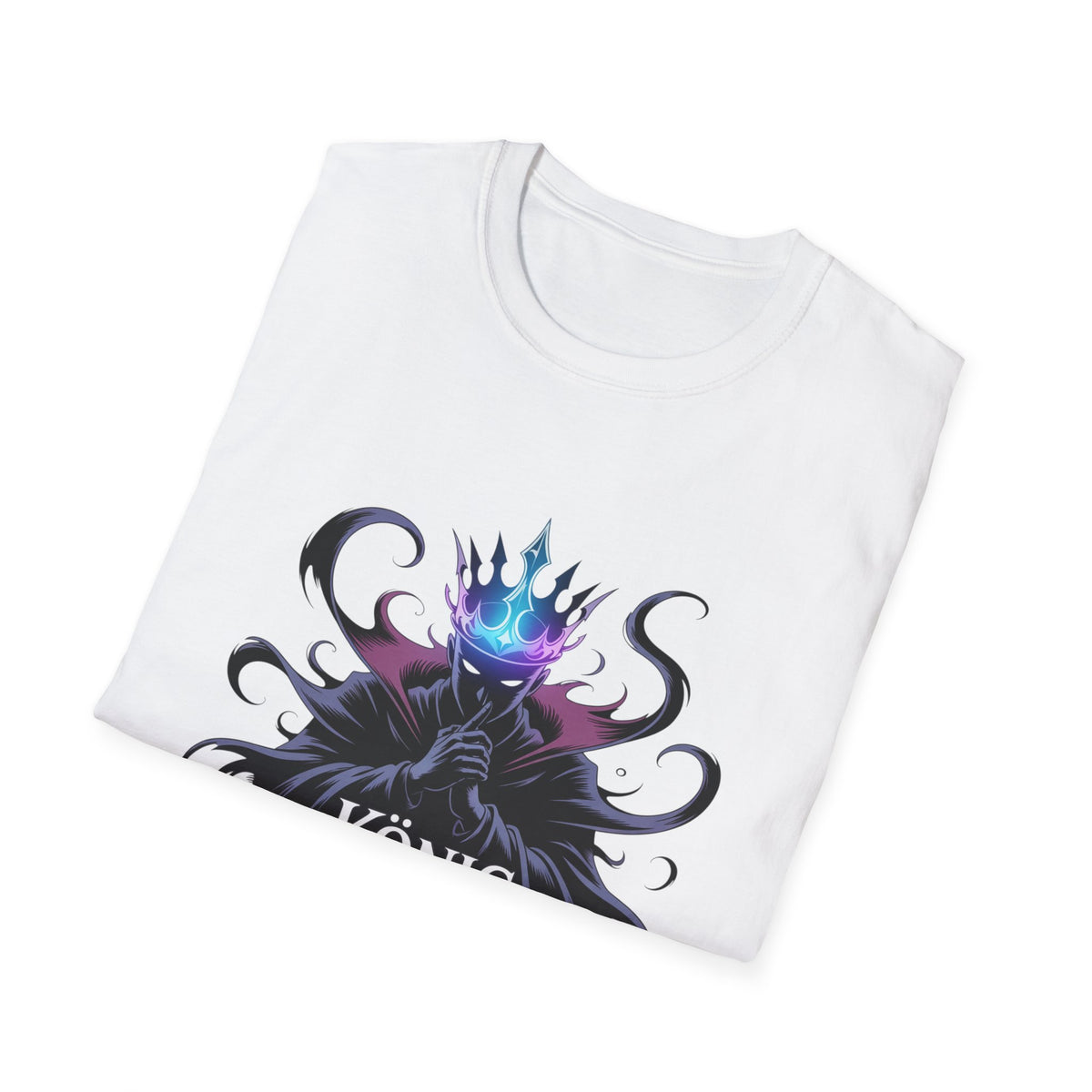 König der Nacht Graphic T-Shirt — Gothic Night King Crown Design