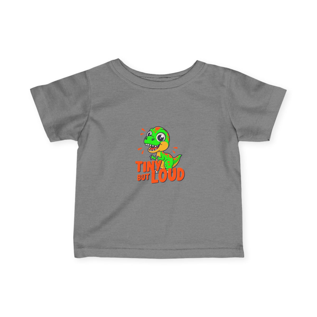 Tiny But Loud Dino Graphic Baby Shirt