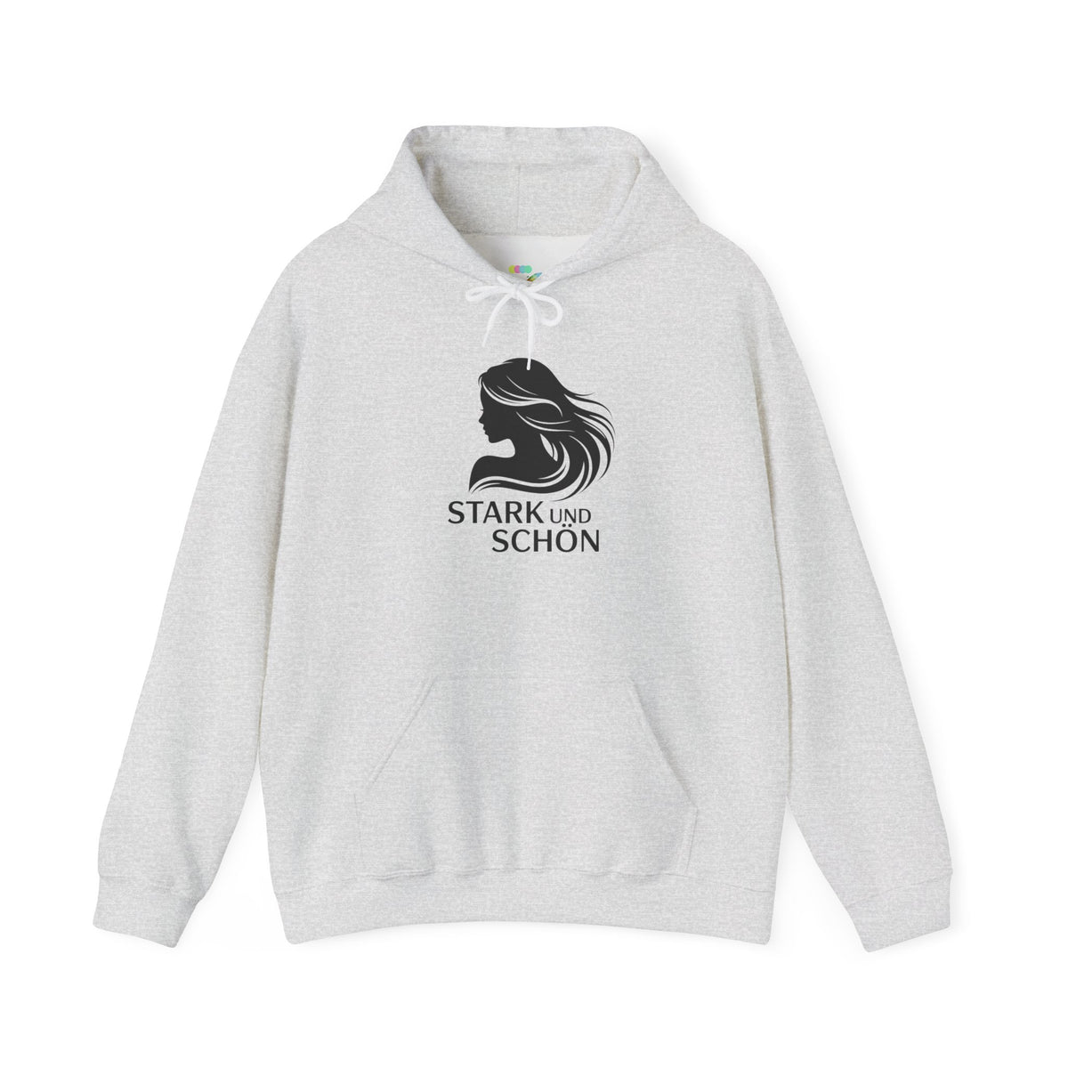 Stark und Schön Hoodie — German 'Strong and Beautiful' Graphic Hooded Sweatshirt