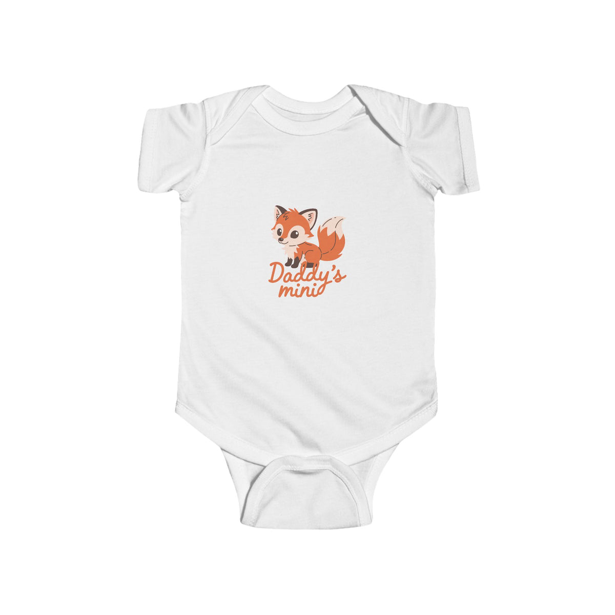 Daddy's Mini Fox Infant Bodysuit - Cute Baby Onesie Gift