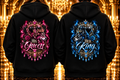 Couple Hoodie´s Wolf Queen&King